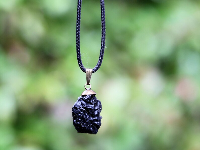 Ancient Cosmic Energy—Tektite Necklace from Laos (800,000 Years Old). Extraterrestrial Connection. Limited availability.Cosmic Connection