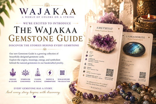 💎 Introducing the WAJAKAA Gemstone Guide Discover the Stories Behind Every Gemstone