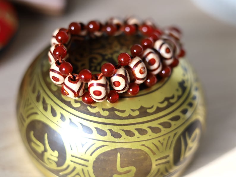 These Dzi beads are known as Love Stones. Channel energy into your life. Unique and stylish. DZI spiritual jewelry private collection!