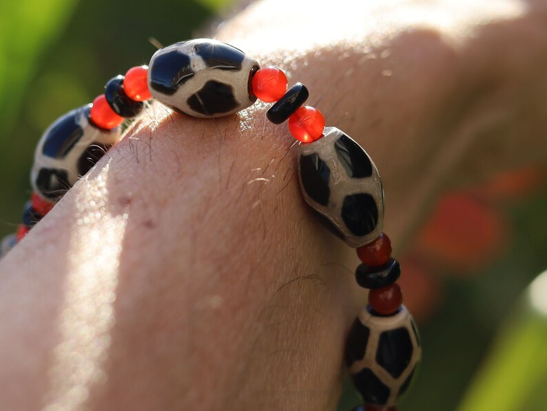 Unique Natural Stone Bracelet/Tibetan Bead Bracelets. Perfect for having good vibes with style!