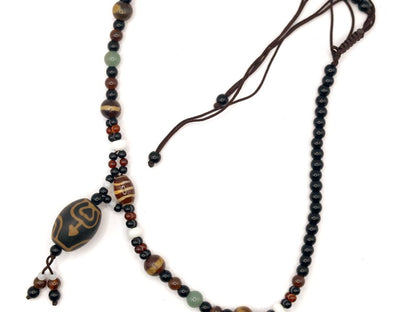 Nectar Vessel beaded necklace. For knowledge, enlightenment to those who look for spiritual path. Perfect for having good vibes with style!