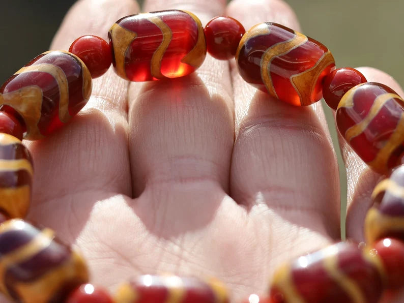 Unique Natural Stone Bracelet/Tibetan Dzi Bead Charm Bracelets. Awesome selection so let your intuition guide you to the best one for you.