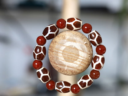 Unique Natural Stone Bracelet/Tibetan Bead Bracelets. Perfect for having good vibes with style!