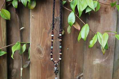 Nectar Vessel beaded necklace. For knowledge, enlightenment to those who look for spiritual path. Perfect for having good vibes with style!