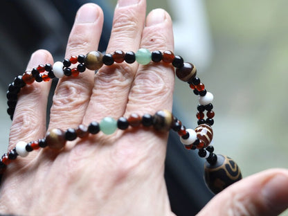 Nectar Vessel beaded necklace. For knowledge, enlightenment to those who look for spiritual path. Perfect for having good vibes with style!