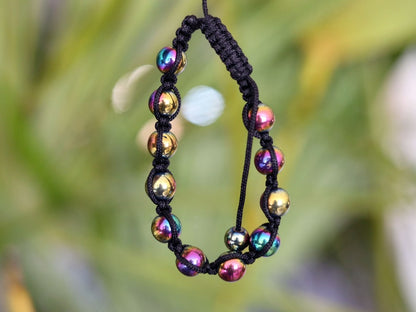 Aqua / Titanium / Angels / Solar Aura bracelet. The stone of universal light is a protective and healing stone for the aura!