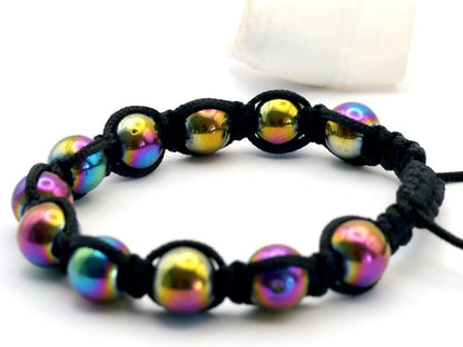 Aqua / Titanium / Angels / Solar Aura bracelet. The stone of universal light is a protective and healing stone for the aura!