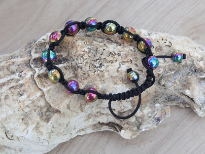 Aqua / Titanium / Angels / Solar Aura bracelet. The stone of universal light is a protective and healing stone for the aura!