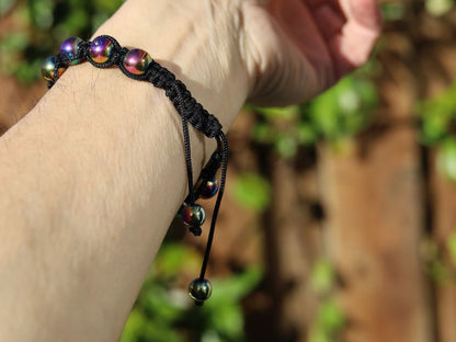 Aqua / Titanium / Angels / Solar Aura bracelet. The stone of universal light is a protective and healing stone for the aura!