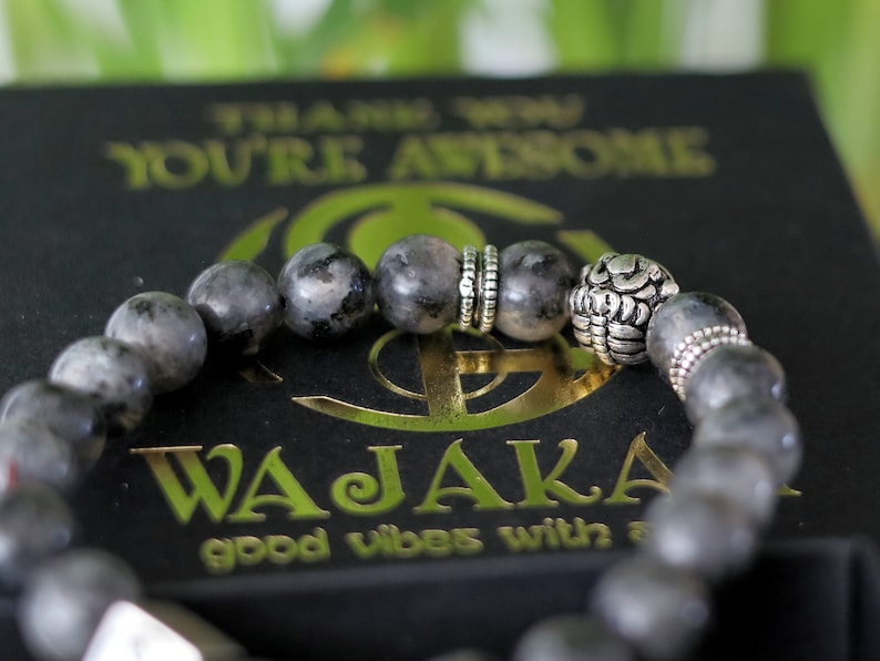 Sterling 925 Silver - Bracelet with Silver Sheen Obsidian Gemstones and Pi Xiu. Popular among business people, investors and gamblers