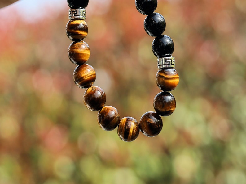 Bewitching Tiger's Eye crystal combined with black Agate. Need a boost of bravery, create a powerful crystal program for building courage
