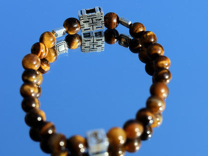 Sterling 925 Silver -Startling AAA Tiger’s Eye is a stone of protection that is also very grounding. Beautiful spiritual crystals /gemstones
