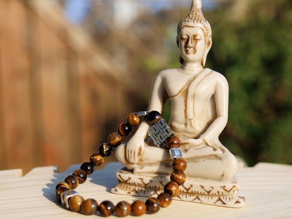 Sterling 925 Silver -Startling AAA Tiger’s Eye is a stone of protection that is also very grounding. Beautiful spiritual crystals /gemstones