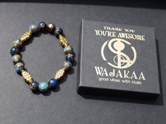 Great 10 mm Aqua Aura Quartz bracelet and 4 Tibetan Style Alloy Beads. The mind and body and to bring a sense of tranquility and balance