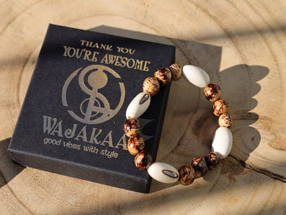 Unique handmade ethically sourced bone/ horn gemstone jewelry. Bone Beads are intricate, beautiful and natura