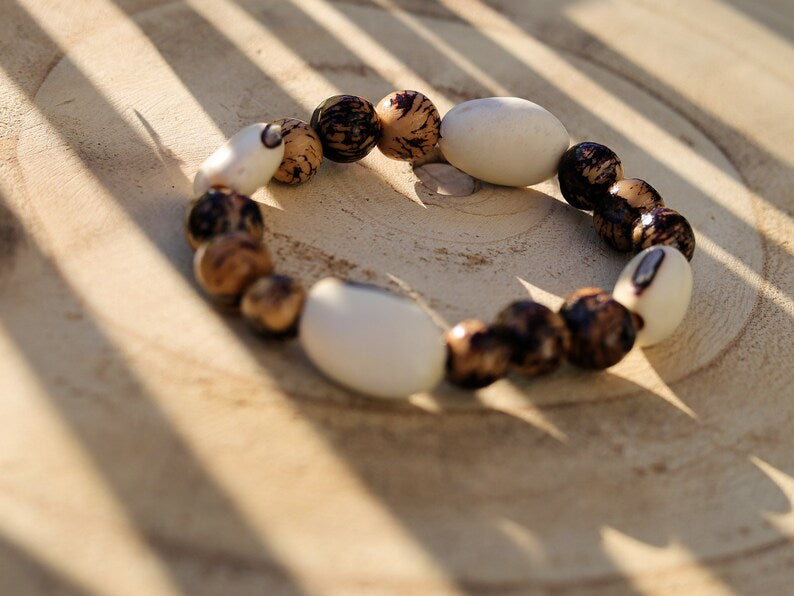 Unique handmade ethically sourced bone/ horn gemstone jewelry. Bone Beads are intricate, beautiful and natura
