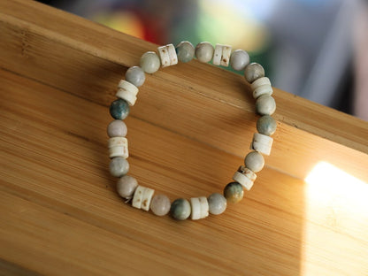 Natural Rare Hackmanite UV Reactive Fluorescent Gemstone Grade A Round. Heishi Gemstone Beads, Sea Sediment Jasper White turquoise.