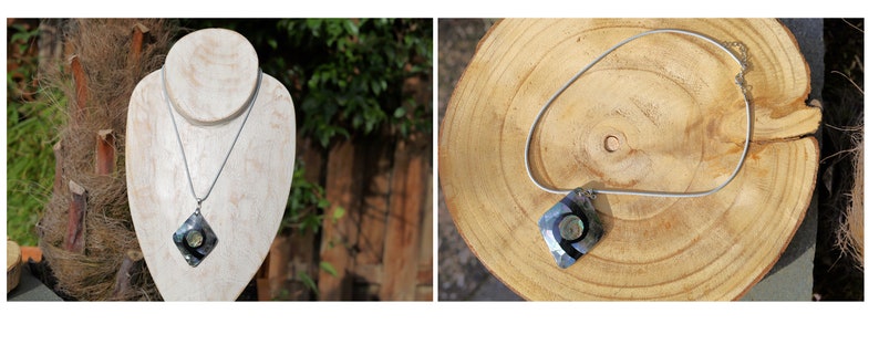 Special unique Mother-of-pearl and abalone necklaces. Heighten intuition, psychic sensitivity and imagination.