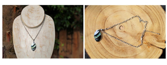 Special Unique Natural Macramé, Polymer clay, Shell, Mother of Pearl, Gemstones Pendants. 925 silver plated pendant necklaces.