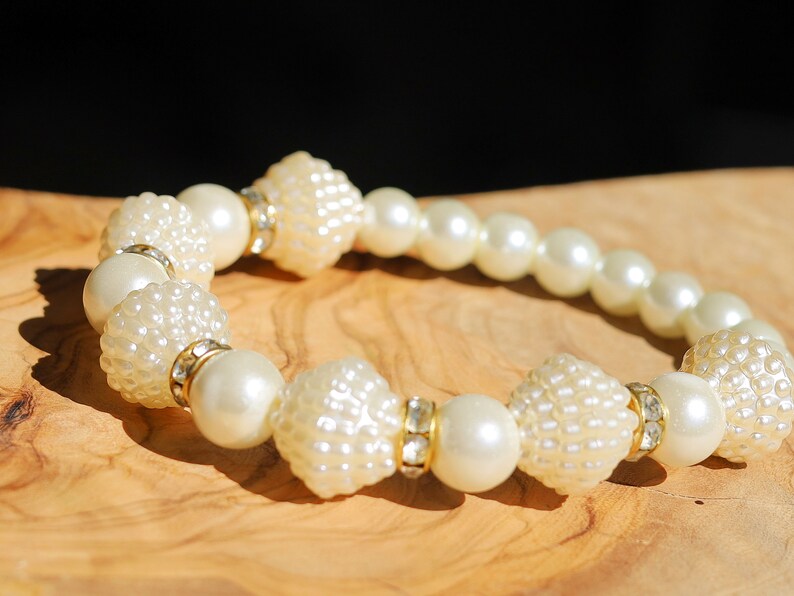 Unique design Hombre acrylic berry beads with Rhinestone Rondelle Crystal Round Loose Spacer Bead and Acrylic pearls