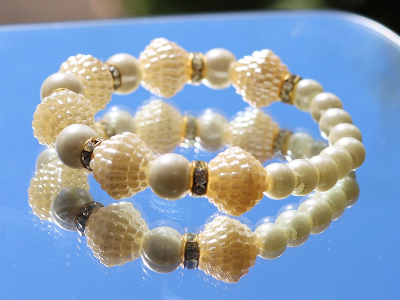 Unique design Hombre acrylic berry beads with Rhinestone Rondelle Crystal Round Loose Spacer Bead and Acrylic pearls