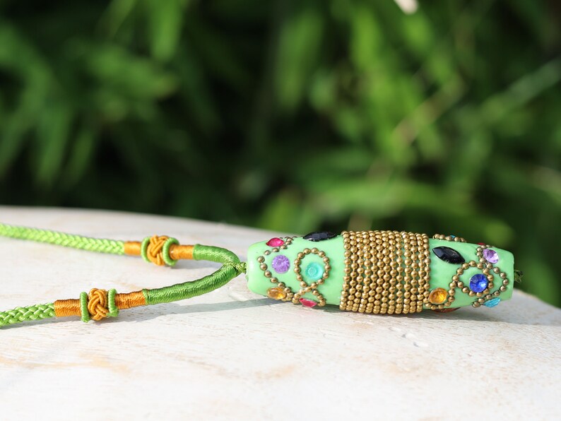 3 models special Indonesia Handmade Bead, with Rhinestone and Iron Findings, Rice, Platinum Metal Color Aluminum Cores