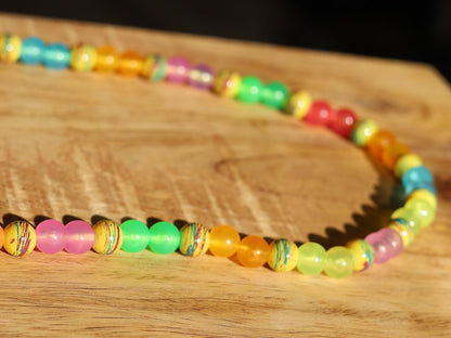 Glow UV Necklace, Party, festival, necklaces Rave, necklace, accessories Glow, bead, necklace LED, light-up, necklace