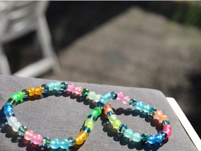 Glow UV Necklace, Party, festival, necklaces Rave, necklace, accessories Glow, bead, necklace LED, light-up, necklace