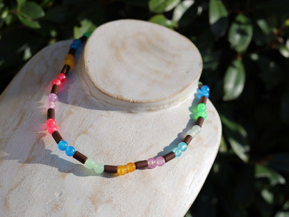 Glow UV Necklace, Party, festival, necklaces Rave, necklace, accessories Glow, bead, necklace, party rave ,