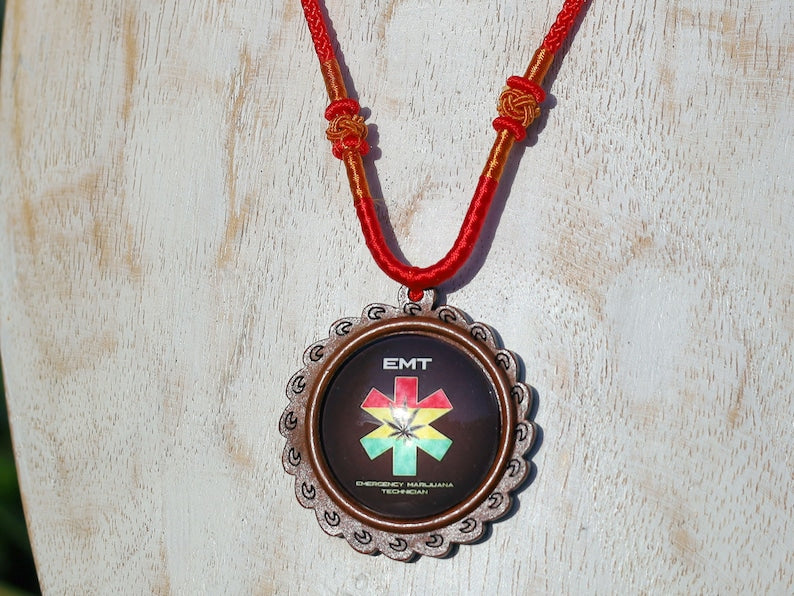 Marijuana pendant necklace, Psychedelic Pot Leaf Leaves, marijuana, cannabis, weed, pot, ganja,herb, Mary Jane,420, THC,blunt,bong