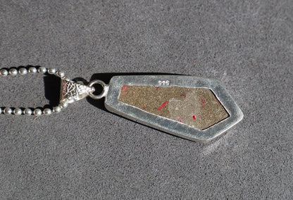 Red Coral Silver Plated pendant, gemstone necklace,gemstone amulet, gemstone talisman,gifts pendants