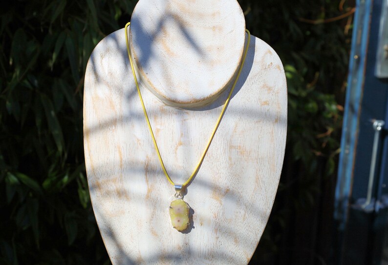 Yellow Solar Quartz. Gemstone pendant, gemstone necklace, gemstone amulet, gemstone talisman