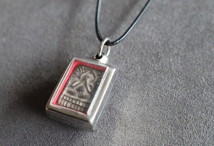 Phra Pidta Luang Pu Suk, Wat Pak Khlong Makham Thao, Chainat Province. highly revered amulet known for its protective powers