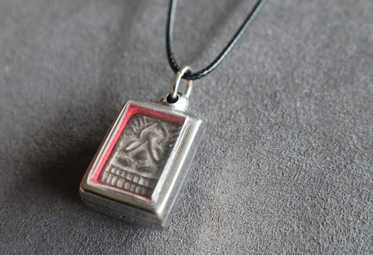 Phra Pidta Luang Pu Suk, Wat Pak Khlong Makham Thao, Chainat Province. highly revered amulet known for its protective powers