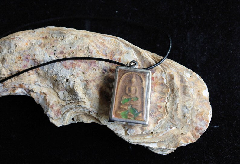 The Rare Somdej Toh crafted his Phra Somdej by blending a diverse array of materials,creating a composite imbued with spiritual significance