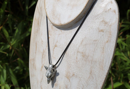 Men's Vintage Norse Viking 3D Wolf. Main Colour: Silver. Strength and Resilience: Wolves are often seen as symbols of strength and resilience