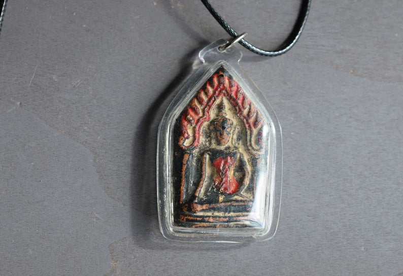 Rare amulet Phra Khun Phaen is a revered and sought-after talisman in Thai Buddhist culture.blessings, protection, and spiritual empowerment