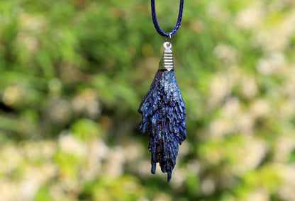 Black Tourmaline and Blue Titanium Aura Quartz Crystal, each with its own unique meanings and properties in the realm minerals