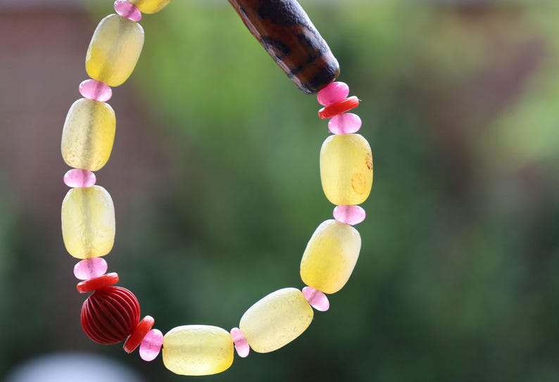 Old Bodhi Dzi  bead Agate bracelet. The Bodhi-dZi bead draws its name and inspiration from the sacred Bodhi tree