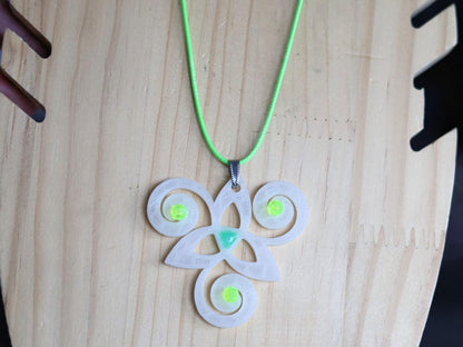 Wajakaa 3D-Printed Glow-in-the-Dark Necklaces–Exclusive, Unique&UV Reactive! one-of-a-kind glow-in-the-dark necklaces. who love to stand out