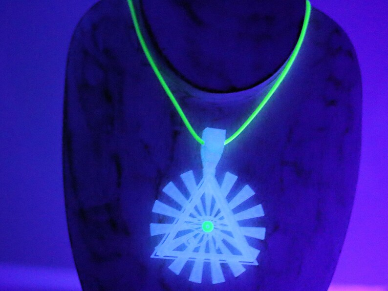 Wajakaa 3D-Printed Glow-in-the-Dark Necklaces–Exclusive, Unique&UV Reactive! one-of-a-kind glow-in-the-dark necklaces. who love to stand out