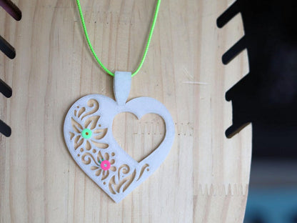 Wajakaa 3D-Printed Glow-in-the-Dark Necklaces–Exclusive, Unique&UV Reactive! one-of-a-kind glow-in-the-dark necklaces. who love to stand out