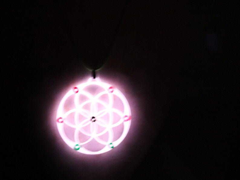 Wajakaa 3D-Printed Glow-in-the-Dark Necklaces–Exclusive, Unique&UV Reactive! one-of-a-kind glow-in-the-dark necklaces. who love to stand out