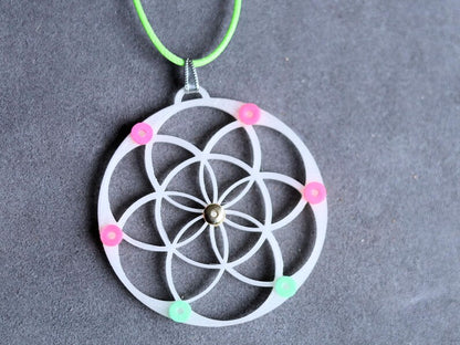 Wajakaa 3D-Printed Glow-in-the-Dark Necklaces–Exclusive, Unique&UV Reactive! one-of-a-kind glow-in-the-dark necklaces. who love to stand out