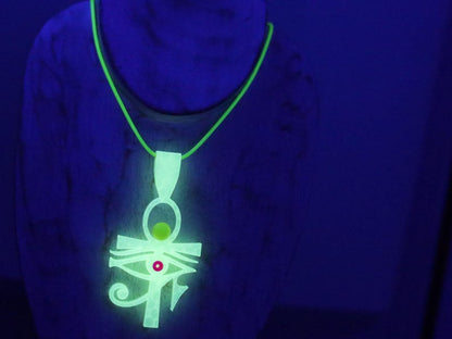 Wajakaa 3D-Printed Glow-in-the-Dark Necklaces–Exclusive, Unique&UV Reactive! one-of-a-kind glow-in-the-dark necklaces. who love to stand out