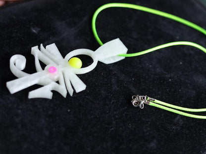 Wajakaa 3D-Printed Glow-in-the-Dark Necklaces–Exclusive, Unique&UV Reactive! one-of-a-kind glow-in-the-dark necklaces. who love to stand out