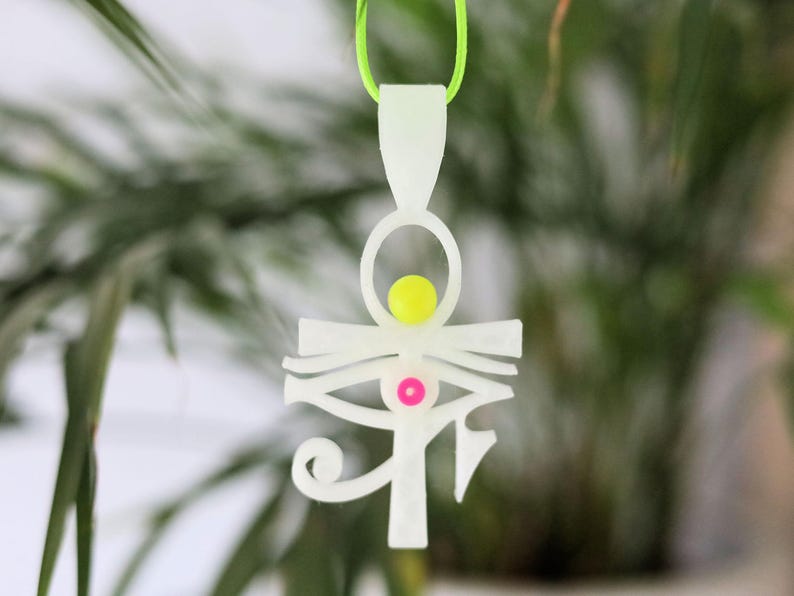 Wajakaa 3D-Printed Glow-in-the-Dark Necklaces–Exclusive, Unique&UV Reactive! one-of-a-kind glow-in-the-dark necklaces. who love to stand out