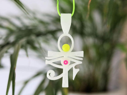 Wajakaa 3D-Printed Glow-in-the-Dark Necklaces–Exclusive, Unique&UV Reactive! one-of-a-kind glow-in-the-dark necklaces. who love to stand out