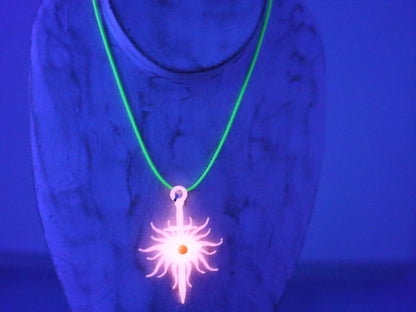 Wajakaa 3D-Printed Glow-in-the-Dark Necklaces–Exclusive, Unique&UV Reactive! one-of-a-kind glow-in-the-dark necklaces. who love to stand out