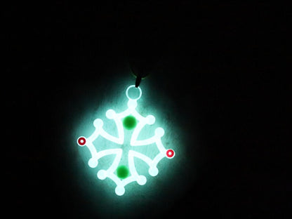 Wajakaa 3D-Printed Glow-in-the-Dark Necklaces–Exclusive, Unique&UV Reactive! one-of-a-kind glow-in-the-dark necklaces. who love to stand out